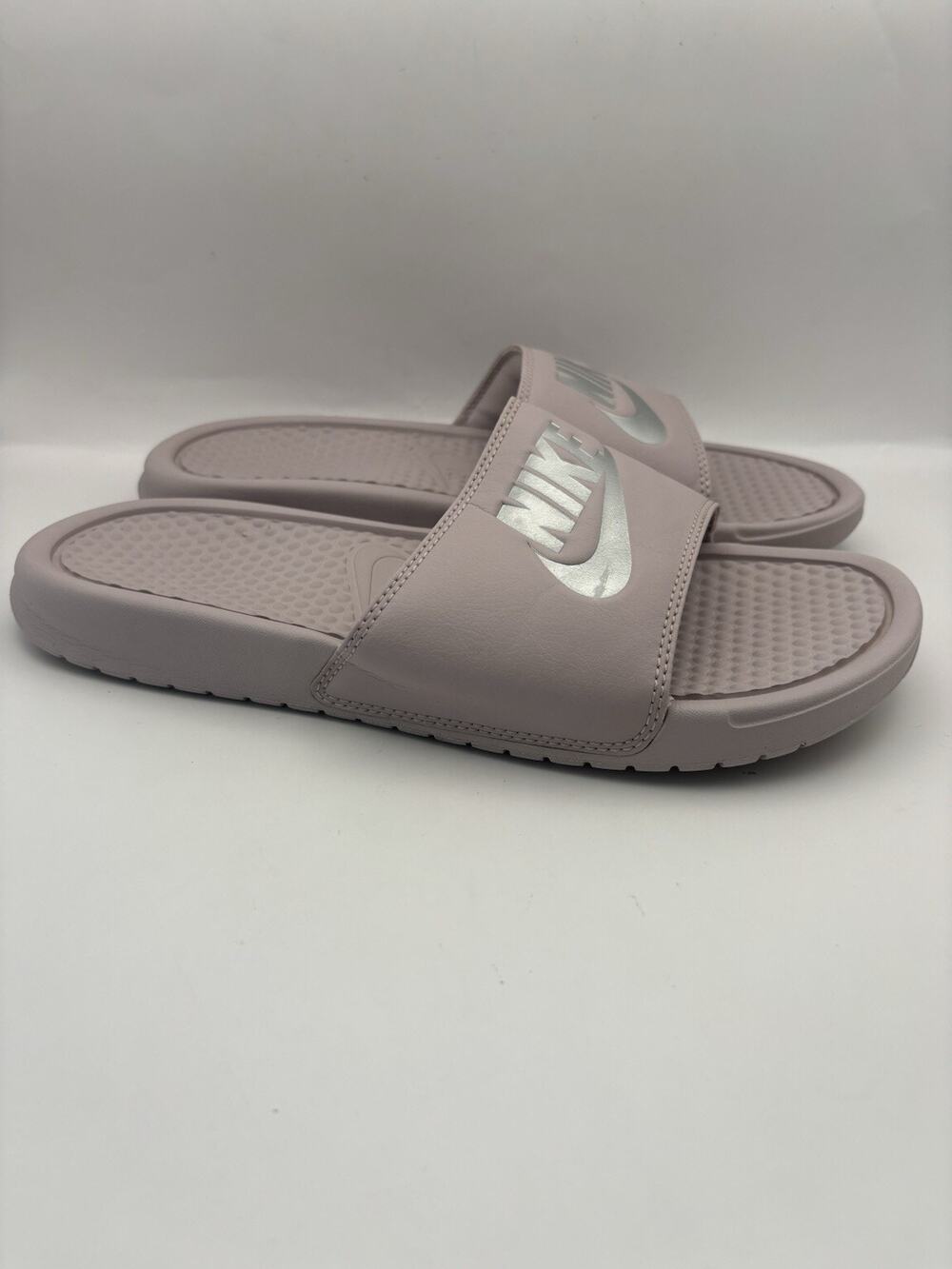 Nike Benassi JDI Particle Rose Slide Sandals Women Size 10